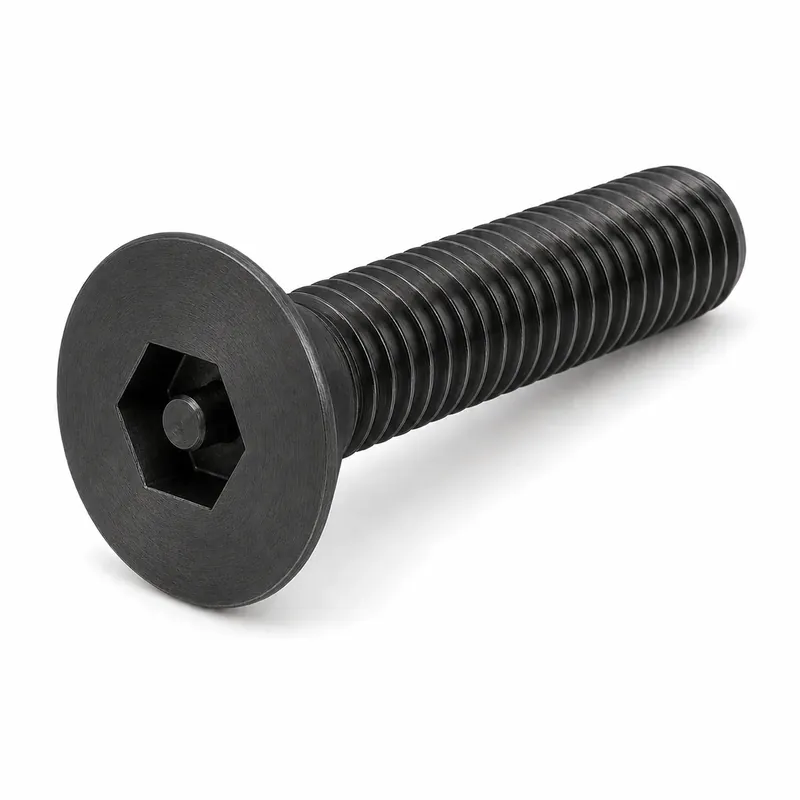 5/16-18 X 1/2" Flat Head Cap Screws Tamper Resistant Pin-In Socket Drive Alloy Steel (100 / Pkg.) Genuine