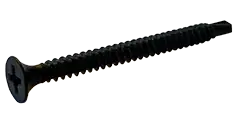 Free Returns 7 X 1-1/4" Self-Drilling Drywall Screws Bugle Head Phillips Drive Fine Thread Steel Black Phosphate (8000/Pkg.)