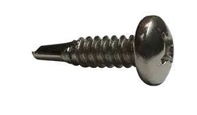 Hot Deal 8-18 X 1-1/2" Self-Drilling Screws Pan Head Phillips Drive Point Type 2 410 Stainless Steel (4000/Pkg.)