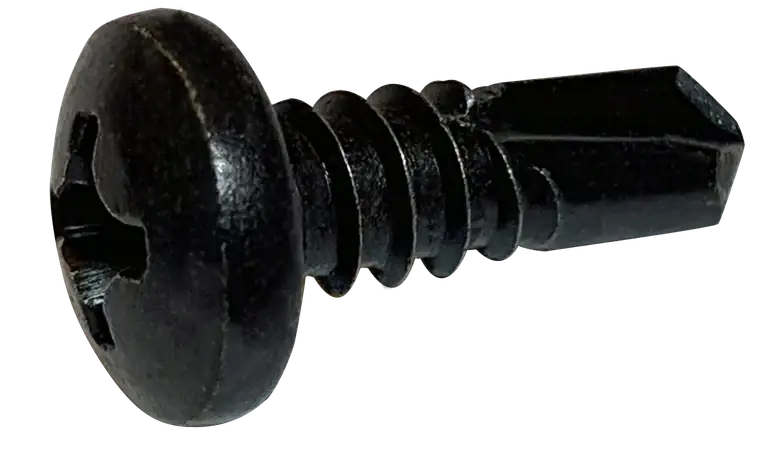8-18 X 3/8" Self-Drilling Screws Pan Head Phillips Drive Point Type 3 Steel Black Oxide (10000/Pkg.) Big Sale