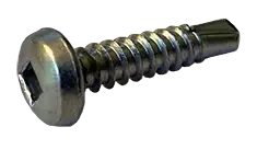 Buy Online 8-18 X 5/8" Self-Drilling Screws Pan Head Square Drive Point Type 2 Steel Zinc Plated (3000/Pkg.)