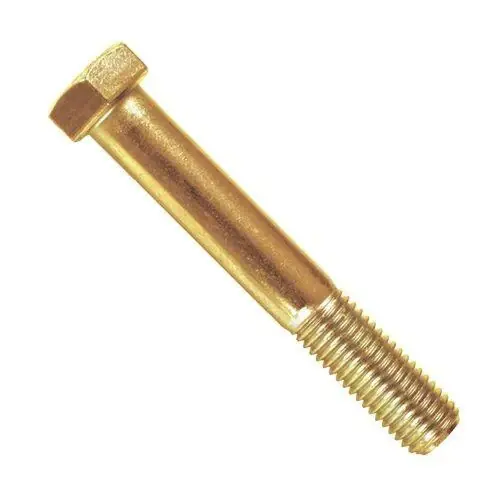 1/4-20 X 5/8" Hex Head Cap Screws Brass Partially Threaded (100 / Pkg.) Authentic