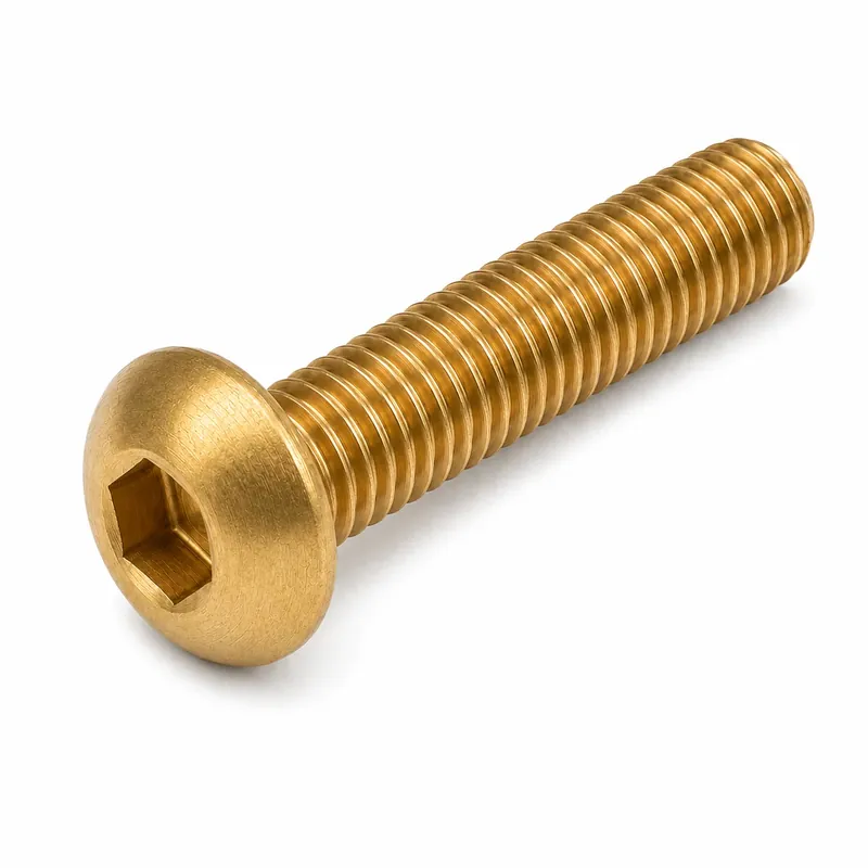 1/4-20 X 5/8" Socket Cap Screws Button Head Hex Socket Drive Brass (50 / Pkg.) Discount