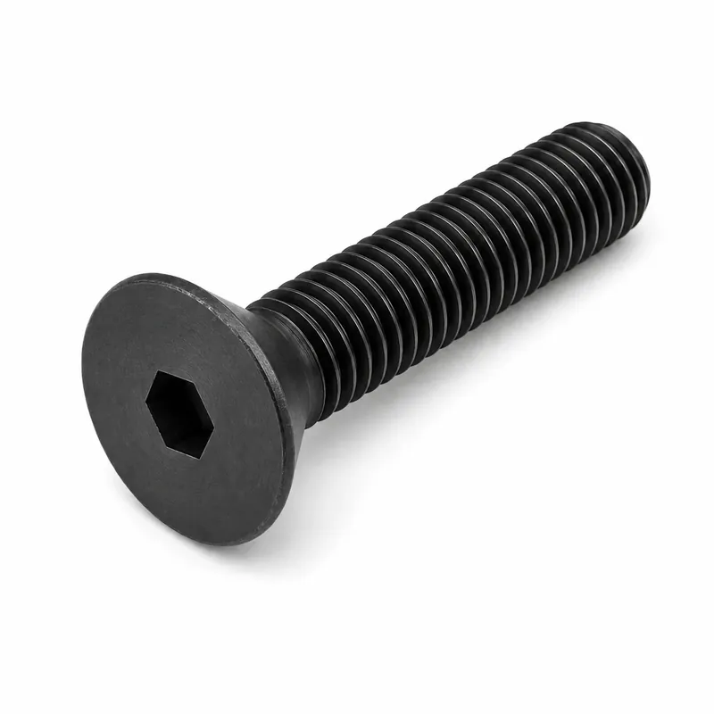Weekend Sale 5-40 X 5/8" Socket Cap Screws Flat Head Hex Socket Drive Alloy Steel Thermal Black Oxide (300 / Pkg.)
