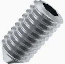 While Supplies Last 1/2-13 X 5/8" Cone Point Socket Set Screws Alloy Steel Black Oxide (100 / Pkg.)