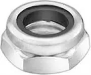 1-3/8"-12 Lock Nuts Nylon Insert Thin Height Light Hex Steel Zinc Plated (10 / Pkg.) Markdown