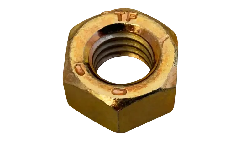 Instant Buy 3/4"-10 Hex Nuts Steel Zinc Yellow (400 / Pkg.)