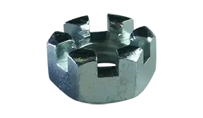 7/16"-14 Hex Nuts Slotted Steel Zinc Plated (500 / Pkg.) New Release