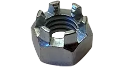 3/8"-16 Castle Nuts Steel Zinc Plated (200 / Pkg.) Express Delivery