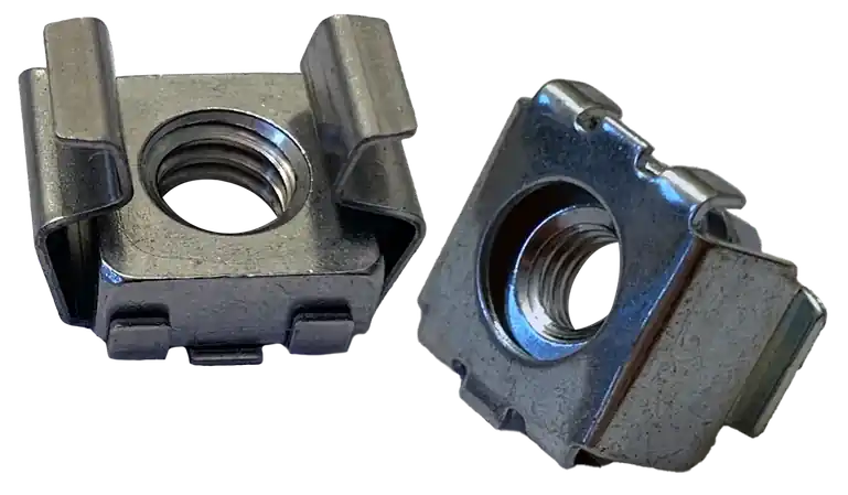 10-32 Cage Nuts Panel 3B Steel Zinc Plated (1000 / Pkg.) Bargain