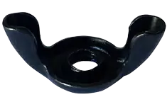 1/4"-20 Wing Nuts Stamped Steel Black Oxide (2000 / Pkg.) Grab Now