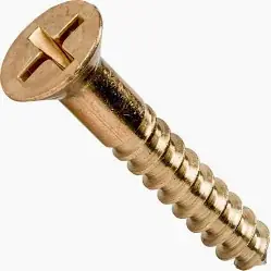 While Supplies Last 10 X 2" Wood Screws Frearson Drive Flat Head Silicon Bronze (50 / Pkg.)