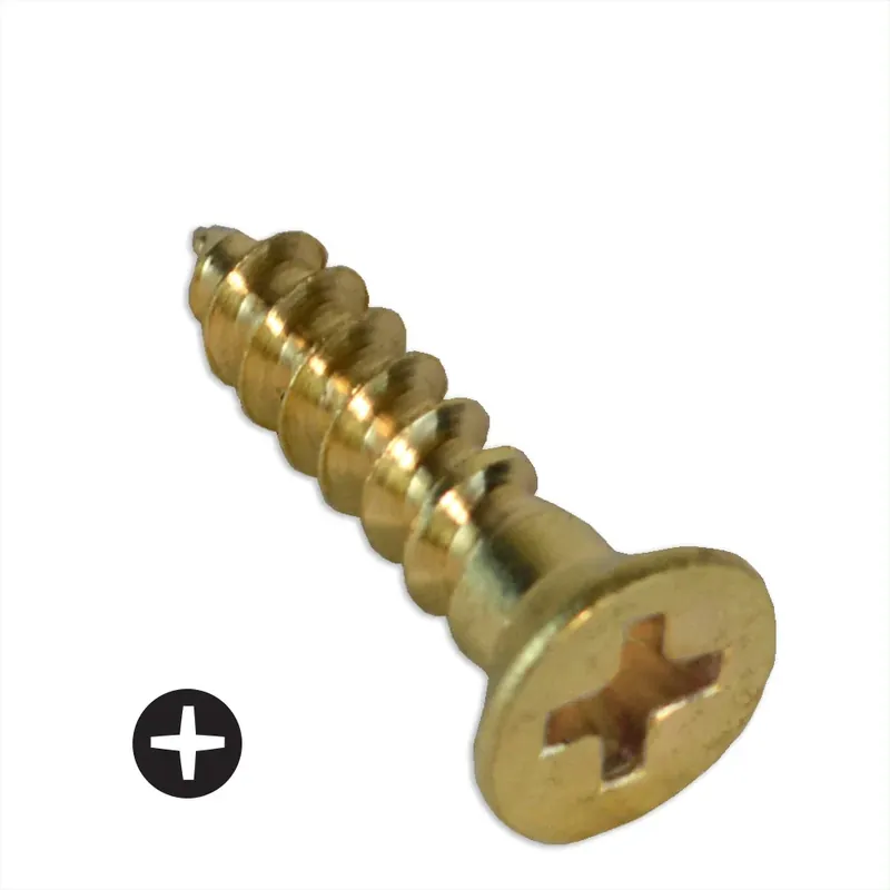 9-14 X 1-3/4" Wood Screws Deep Thread Phillips Drive Flat Head 2/3 Threaded Steel Zinc Plated (2000 / Pkg.) Fan Favorite
