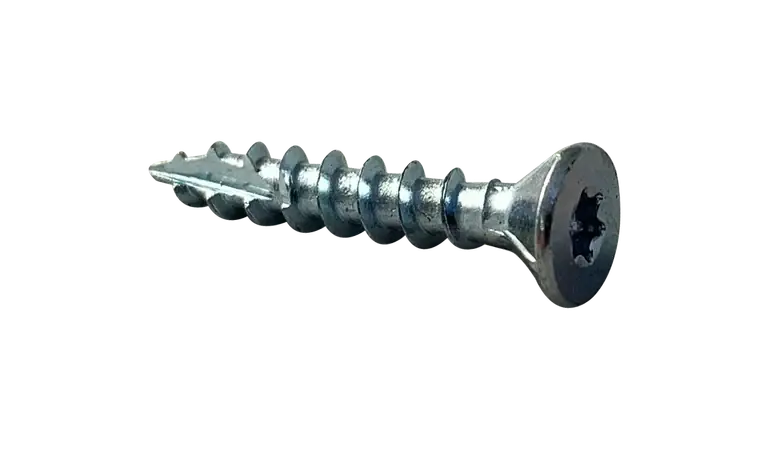 Bargain 8 X 3/4" Wood Screws Deep Thread Combination Square/Phillips Drive Flat Head No Nibs Fully Threaded Steel Zinc & Bake (11000 / Pkg.)