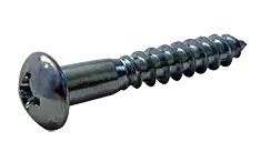 Mega Sale 6 X 1-1/2" Wood Screws Phillips Drive Round Head Steel Zinc Plated (3500 / Pkg.)