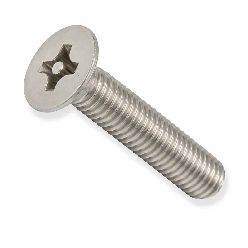 8-32 X 2-1/2" Tamper Resistant Machine Screws Flat Head Pin-In Phillips Drive 18/8 Stainless Steel (100 / Pkg.) Limited Time