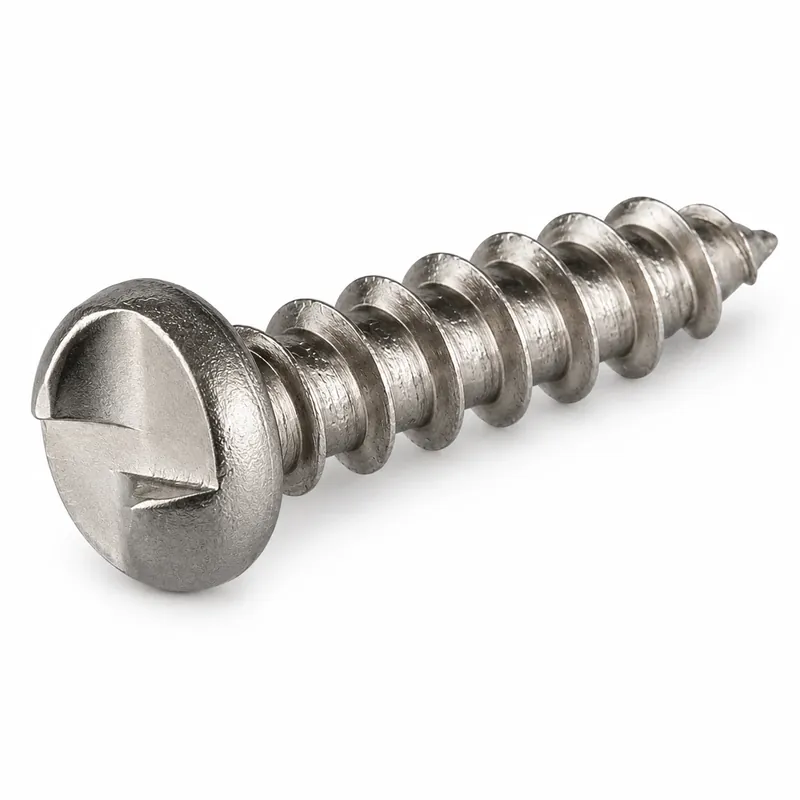 10 X 2" Tamper Resistant Sheet Metal Screws Round Head One Way Drive 18/8 Stainless Steel (100 / Pkg.) Flash Sale