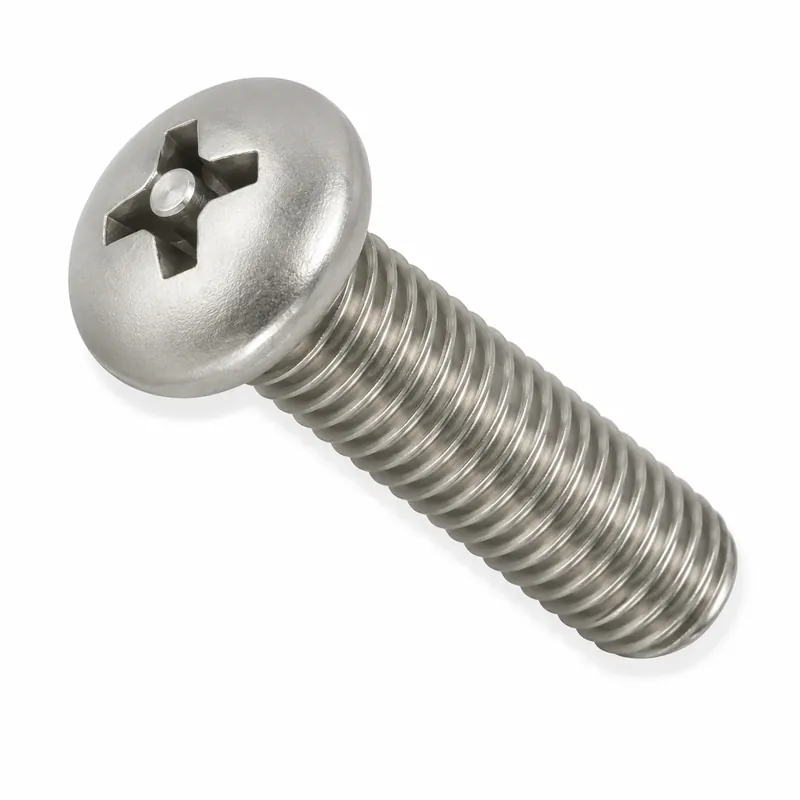 10-32 X 2" Tamper Resistant Machine Screws Pan Head Pin-In Phillips Drive 18/8 Stainless Steel (100 / Pkg.) Same Day Shipping