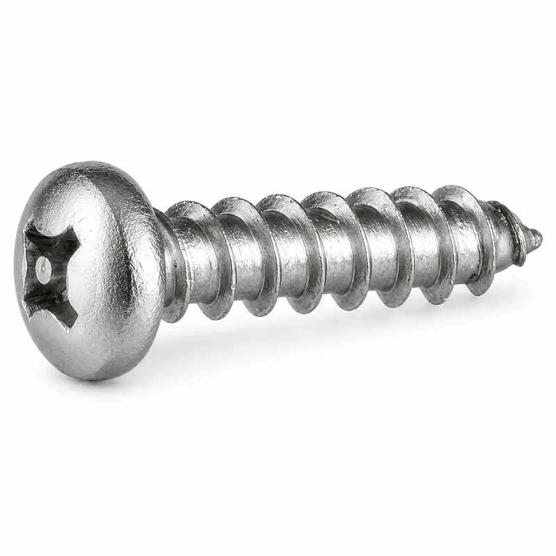 Last Chance 14 X 2" Tamper Resistant Sheet Metal Screws Pan Head Pin-In Phillips Drive 18/8 Stainless Steel (100 / Pkg.)