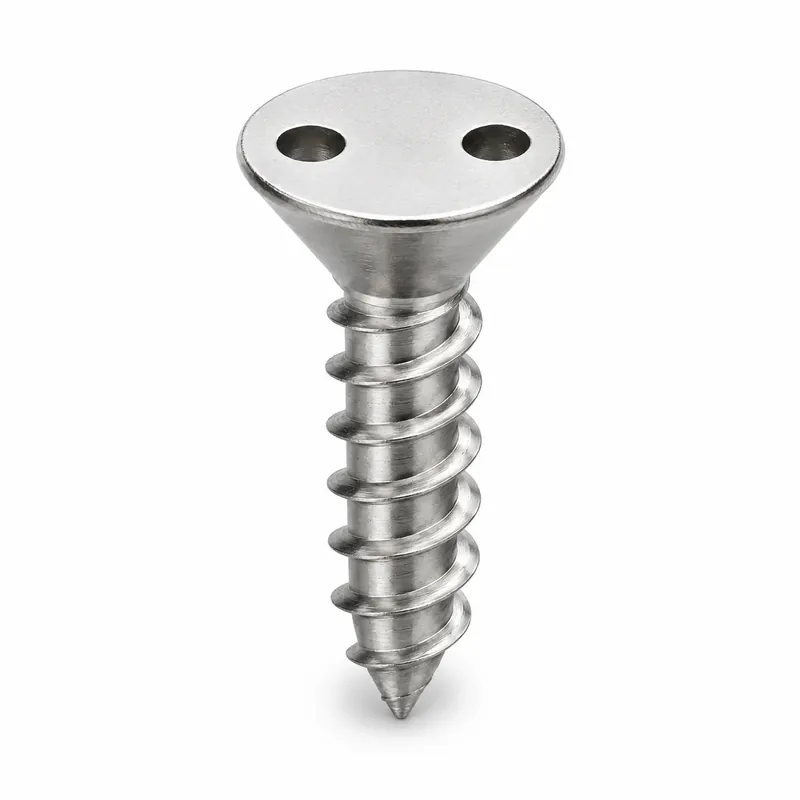 Professional Grade 14 X 1-1/2" Tamper Resistant Sheet Metal Screws Flat Head Spanner Drive 18/8 Stainless Steel (100 / Pkg.)