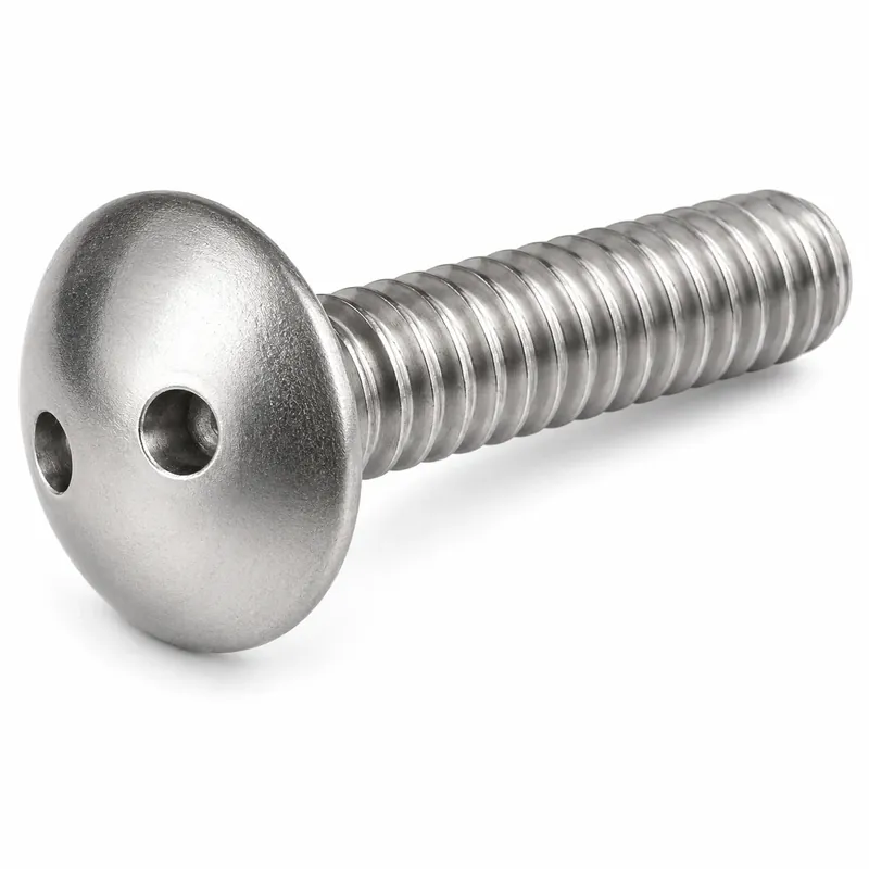 8-32 X 2-1/2" Tamper Resistant Machine Screws Oval Head Spanner Drive 18/8 Stainless Steel (100 / Pkg.) Price Cut