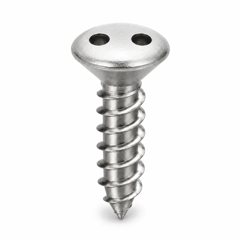 8 X 3/4" Tamper Resistant Sheet Metal Screws Oval Head Spanner Drive 18/8 Stainless Steel (100 / Pkg.) Express Delivery