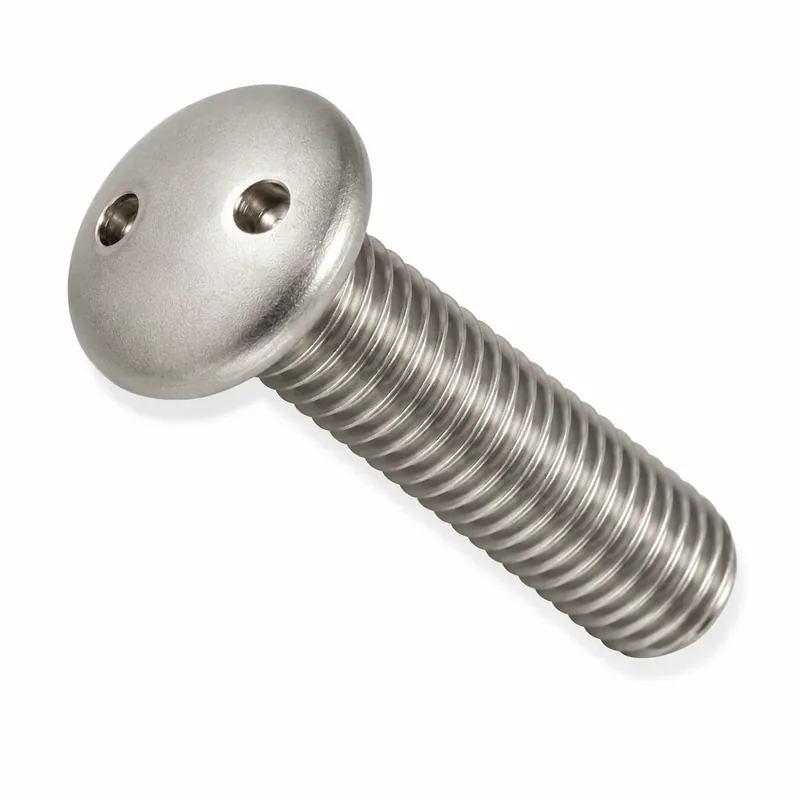 6-32 X 1-1/4" Tamper Resistant Machine Screws Pan Head Spanner Drive 18/8 Stainless Steel (100 / Pkg.) Certified