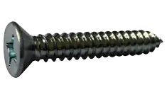 14 X 1-3/4" Type A Sheet Metal Screws Flat Head Phillips Drive Steel Zinc Plated (100 / Pkg.) Hot Picks
