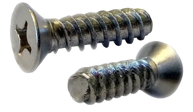 [5000 BULK] Thread Rolling Screws Phillips Flat Head 18/8 Stainless Steel Tri-Lobe 48-2 6-19 X 3/8 Plastite Screws Alternative Budget