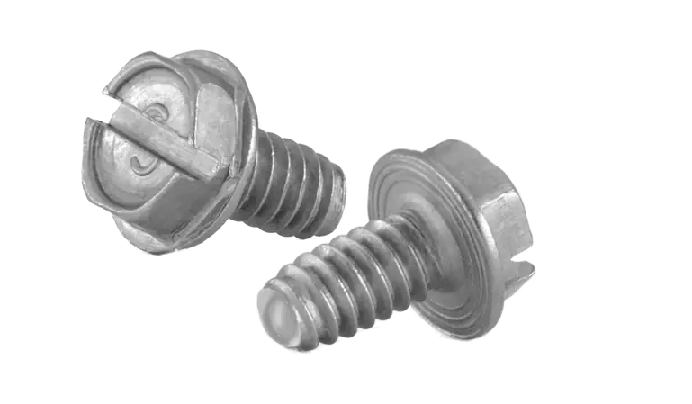 While Supplies Last [1000 BULK] Thread Rolling Screws Slotted Indented Hex Washer Head 18/8 Stainless Steel Tri-Lobe 1/4-20 X 1/2 Taptite Screws Alternative