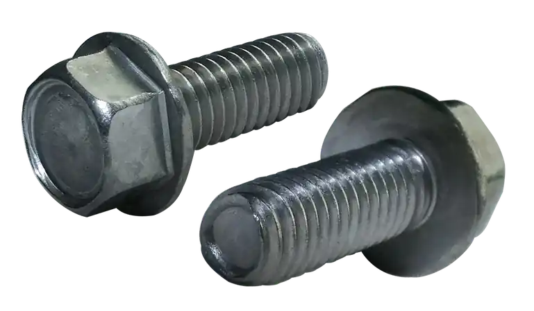 [1000 BULK] Thread Rolling Screws Unslotted Indented Hex Washer Head 18/8 Stainless Steel Tri-Lobe 1/4-20 X 5/8 Taptite Screws Alternative Secure Checkout