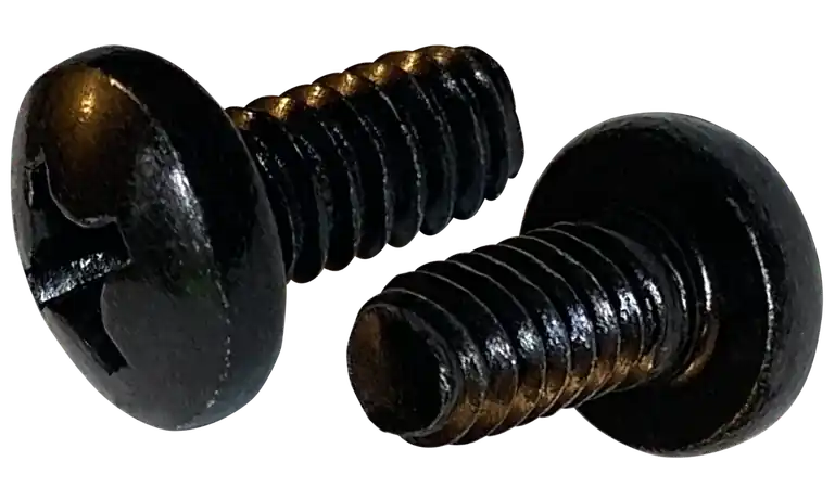 [10000 BULK] Thread Rolling Screws Phillips Pan Head Steel Black Zinc & Waxed Tri-Lobe 4-40 X 1/4 Taptite Screws Alternative Mega Sale