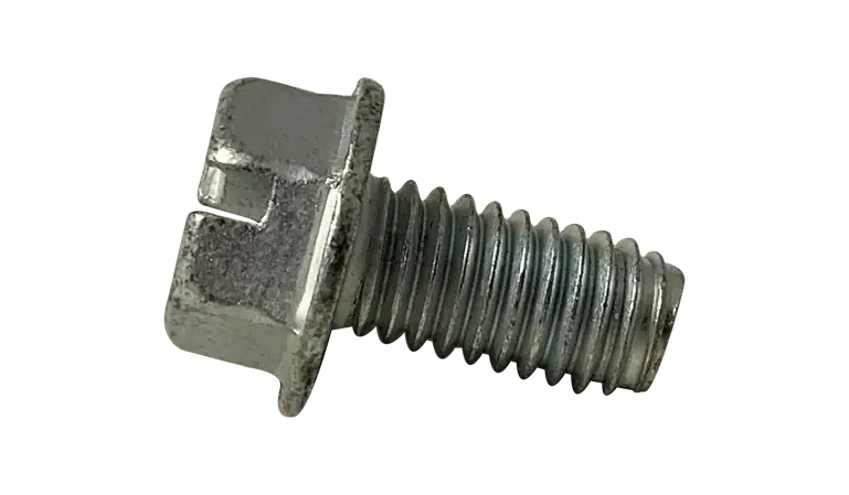 [10000 BULK] Thread Rolling Screws Slotted Indented Hex Washer Head Steel Zinc & Waxed Tri-Lobe 8-32 X 3/8 Taptite Screws Alternative Clearance
