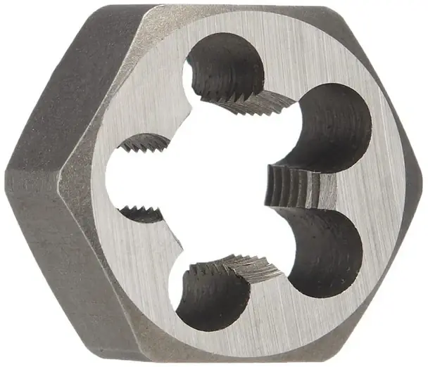 1-1/4"-12 Left Hand Carbon Steel Hex Rethreading Die Uncoated (Bright) DWTHX11412LH Buy Online