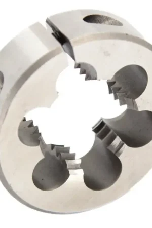 1-1/2"-12 HSS Left Hand Round Adjustable Die 2-1/2" OD Uncoated (Bright) DWTH212-11212LH Crafted
