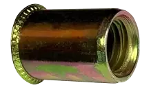 [1000 PKG] Rivet Nuts Small Head Steel Zinc Yellow Dichromate 10-32 X .130 In Demand