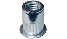 [1000 PKG] Ribbed Rivet Nuts Flat Head Aluminum 1/4-20 X .165 Final Sale