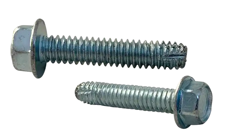 While Supplies Last 1/4-20 X 1-1/2" Type F Thread Cutting Screws Indented Hex Washer Head Unslotted Drive Steel Black Oxide (1500 / Pkg.)