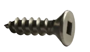 Last Chance 6 X 3/4" Type A Self Tapping Sheet Metal Screws Flat Head Square Drive 18/8 Stainless Steel (5000/Pkg.)