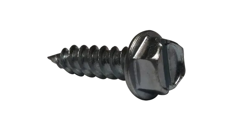 [1000 PKG] Self Piercing Screws Indented Hex Washer Head Slotted Drive Steel Zinc Plated 14 X 1 Fresh Stock