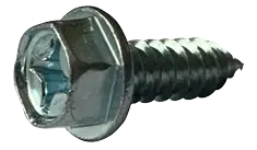 4 X 1/4" Type B Self Tapping Sheet Metal Screws Indented Hex Washer Head Phillips Drive Steel Zinc & Bake (10000/Pkg.) Best Price