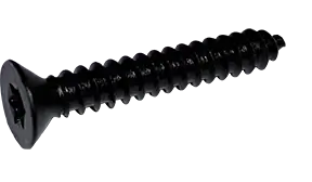 Flash Sale 10 X 1-1/4" Type AB Self Tapping Sheet Metal Screws Flat Head Six Lobe Drive Steel Black Oxide (4000/Pkg.)