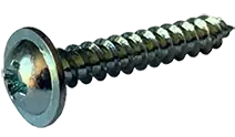 8 X 1/2" Type AB Self Tapping Sheet Metal Screws Round Washer Head Phillips Drive Steel Zinc & Bake (10000/Pkg.) Budget