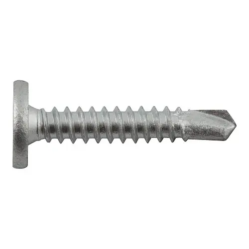 12-14 X 1" DeWalt Self-Drilling Screws Pancake Head Phillips Drive Point Type 3 Carbon Steel DFSEDO735 (4000/Pkg.) Secure Checkout