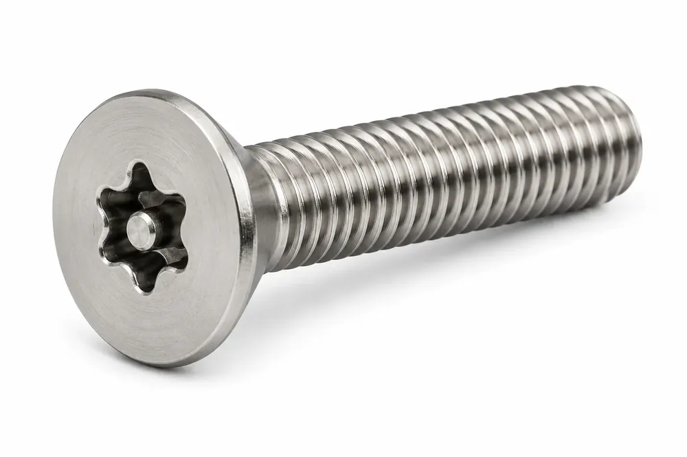 10-24 X 1/2" Type F Tamper Resistant Machine Screws Flat Undercut Head Pin-In Six Lobe Drive (T20) 18/8 Stainless Steel (100 / Pkg.) Cheap