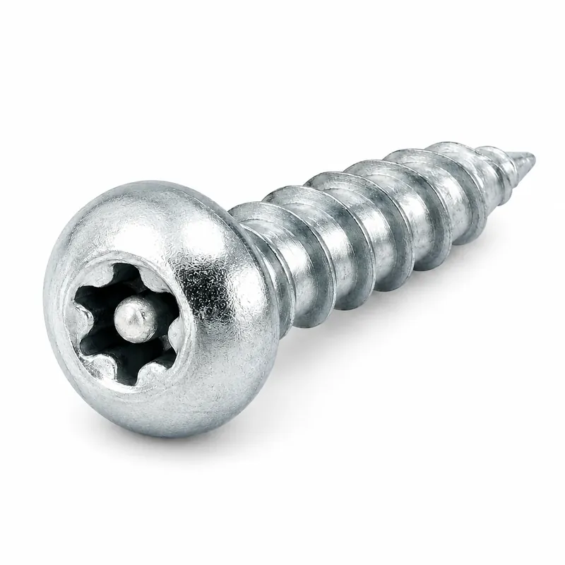 8 X 1/2" Type A Tamper Resistant Sheet Metal Screws Button Head Pin-In Six Lobe Drive 18/8 Stainless Steel (100 / Pkg.) Exclusive Offer
