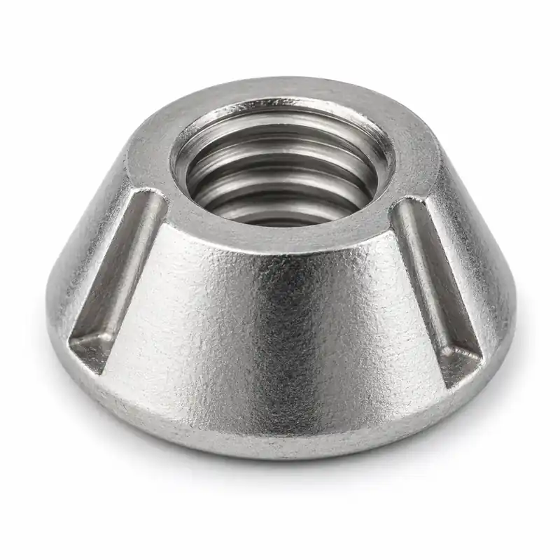 Next Day Delivery 1/4-20 Tamper Resistant Tri-Groove Nuts Zinc Alloy (100 / Pkg.)