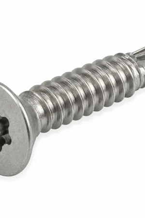Free Returns 8 X 2" Tamper Resistant Self-Drilling Screws Flat Head Pin-In Six Lobe Drive (T15) 410 Stainless Steel (100 / Pkg.)
