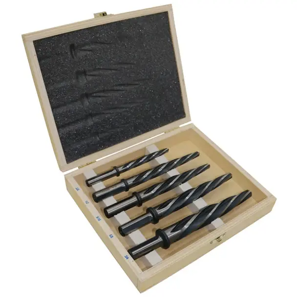 Must Have 1/2" Shank 5 Piece Bridge / Construction Reamer Set HSS (1 Set) DWRRBSS5PC-SET