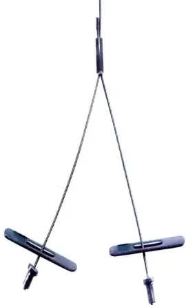 Gripple HangPro Y-Fit No. 2 10 Ft Length Y-Fit 5/16" Toggle End 460mm Arm 120 lb SWL YHP2-TG-10FT-460MM (10/Pkg.) Cheap